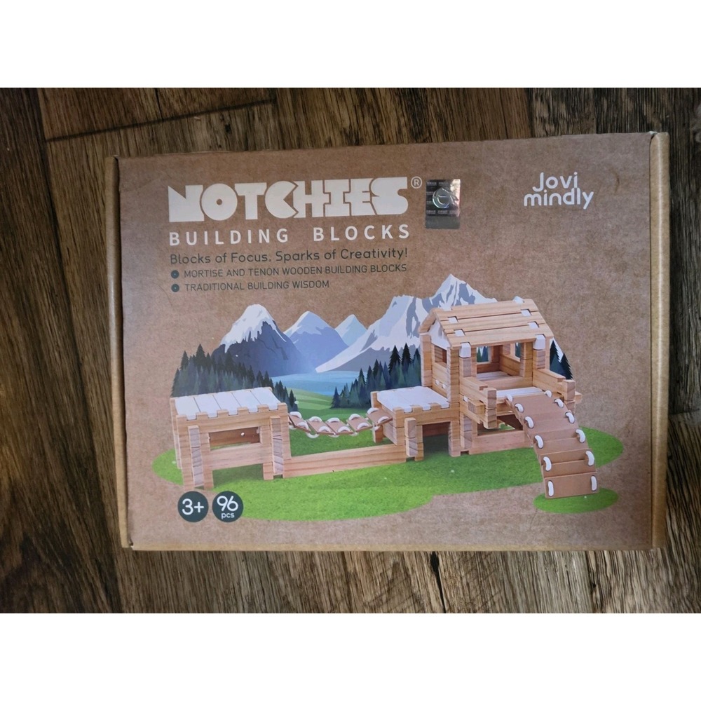 New NIB JOVI Mindly Notches Building Blocks STEM Construction Toy Set $45